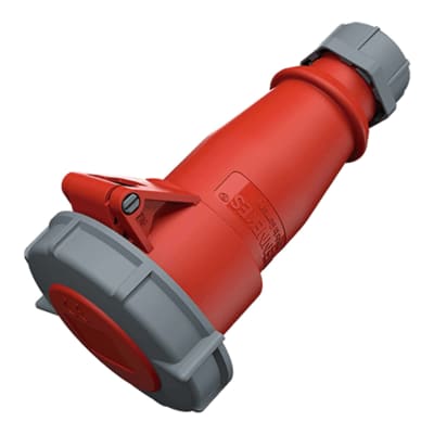 TOMA AEREO 16AMP 3P+N+T 415V ROJO 6H IP67 MENNEKES