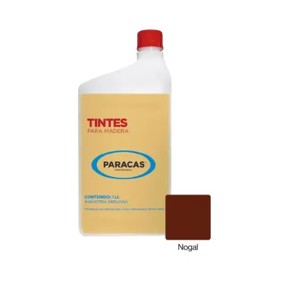 TINTE PARA MADERA NOGAL 1 LITRO CONCENTRADO DE PIGMENTOS ESPECIALES PARACAS