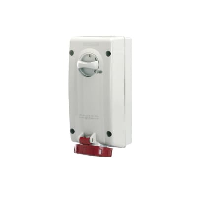 TOMACORRIENTE P/ADOSAR C/ENCLAVAMIENTO 3X32A+T 415V IP67 6H ADVANCE2 561.3286 SCAME
