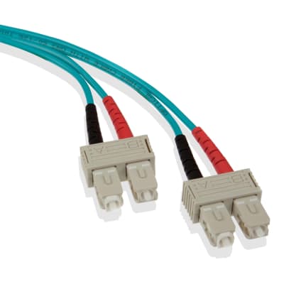 PATCH CORD FIBRA OPTICA DUPLEX MULTIMODO OP/LASER OM3 50/125UM SC-SC  3 METROS LEVITONDATA