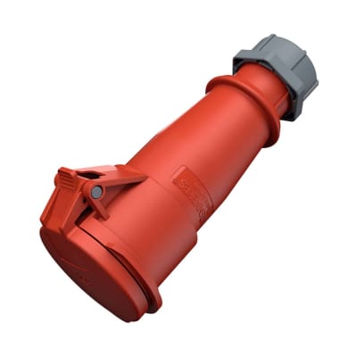 TOMA AEREO 32AMP 3P+N+T 415V ROJO 6H IP44 MENNEKES