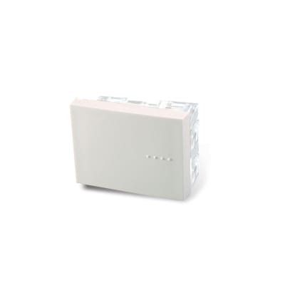 INTERRUPTOR SIMPLE CONMUTACION (LISO) 10A 250V BLANCO (2 MODULOS) CAMBRE