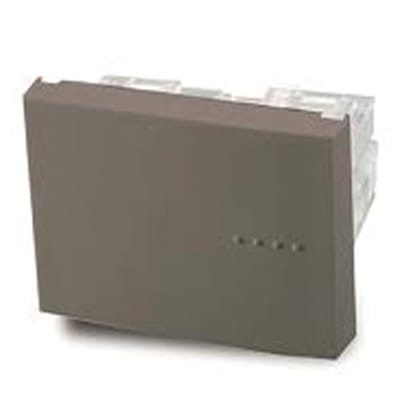 INTERRUPTOR SIMPLE/CONMUTACION 2 TECLAS 10A 250V GRIS (BAUHAUS) 6121 CAMBRE