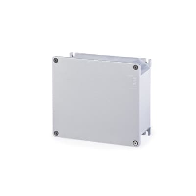 CAJA DE DERIVACION ALUMINIO 192X168X80MM CIEGA IP66 653.03 SCAME