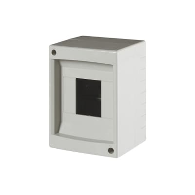 TABLERO P/ADOSAR DE TERMOPLASTICO 4 DIN 130X97X84MM SIN PUERTA 673.2102 SCAME