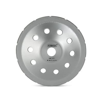 DISCO DE DESBASTE DIAMANTADO 7'' PLATA KAMASA