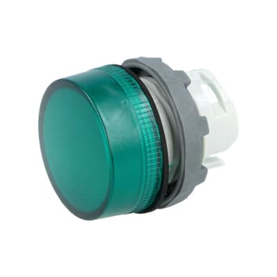 PILOTO VERDE LED 230VAC 22MM IP66 ARMADO TRANSFORMADO ABB