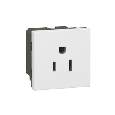TOMACORRIENTE TIPO UL 2X15A+T 220V 2 MODULOS BLANCO MOSAIC 77504 LEGRAND