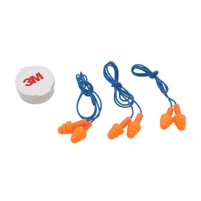 TAPONES AUDITIVOS REUTILIZABLES MODELO X3 UND90716H3 NARANJA CON CORDON 3M PERU