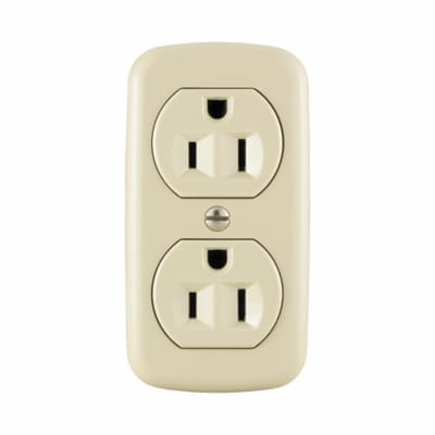 TOMA DOBLE VISIBLE 2X15A L/T 125V MARFIL 78VE EATON