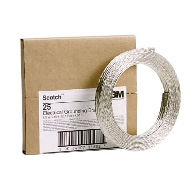 CINTA TRENZA DE COBRE ESTAÑADO SCOTCH 25 1/2''X4.5MTS 80610000210 3M