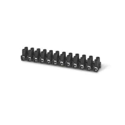 BORNERA DE REGLETA 2.5MM2 12 BORNES NEGRO 815.2361 SCAME