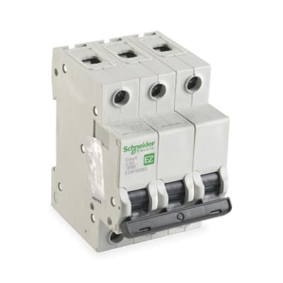 INTERRUPTOR TERMOMAGNETICO EASY9 3X63A 6000A 400V BLANCO SCHNEIDER ELECTRIC
