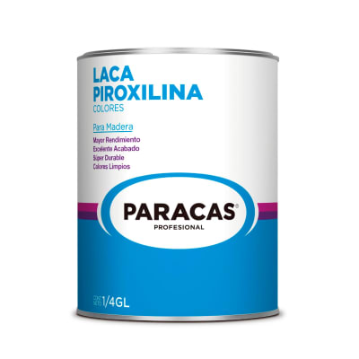 LACA PIROXILINA CAOBA 1/4 GALON PARACAS
