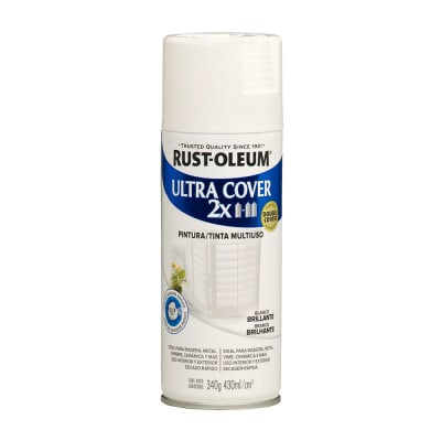 SPRAY BRILLANTE BLANCO 340 GRAMOS ULTRA COVER