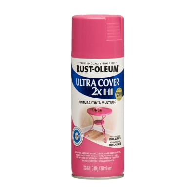 SPRAY BRILLANTE ROSA INTENSO 340 GRAMOS ULTRA COVER