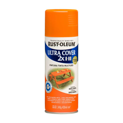 SPRAY NARANJA BRILLANTE 340 GRAMOS ULTRA COVER