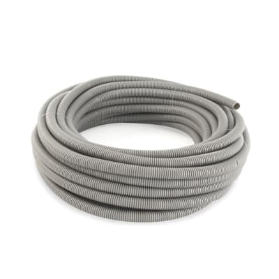 TUBERIA CORRUGADA POLIET. 3/8'' WIR GRIS X 25 METROS TKL