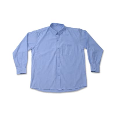 CAMISA OXFORD CELESTE TALLA S MANGA LARGA WERKEN