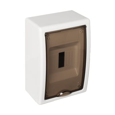 TABLERO ADOSADO TERMOPLASTICO. 4P. PUERTA FUME VERTICAL. 150X225X95MM SOLERA