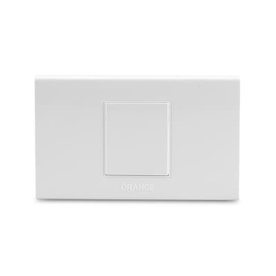 PLACA CIEGA BLANCO ORANGE