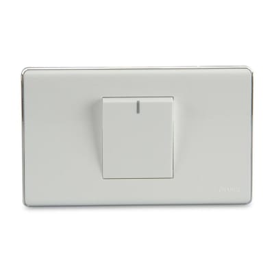 CONMUTADOR SIMPLE DECO BLANCO DE POLIURETANO ORANGE