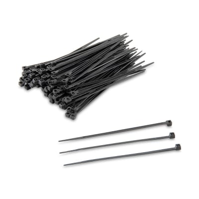 CINTILLO 100X2.5MM X100 UNIDADES NEGRO WERKEN