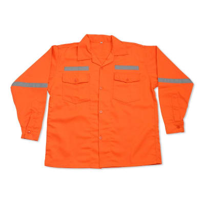 CAMISA DRILL TEC NARANJA TALLA SMALL SM