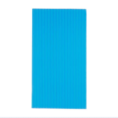 TECHO POLICARBONATO 6MM AZUL 2.95X1.05M MAKROLUX