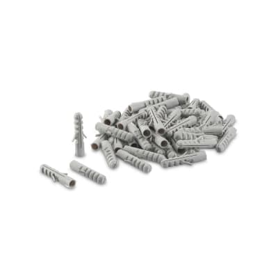 TARUGO DE NYLON S10 PACK DE 50 UNIDADES COLOR GRIS PARA CARPINTERIA Y CONSTRUCCION FISCHER