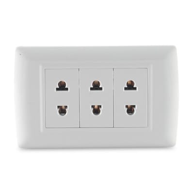 TOMACORRIENTE UNIVERSAL TRIPLE - BASIC ORANGE