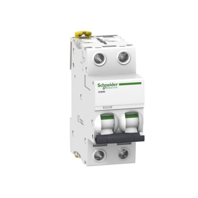 INTERRUPTOR TERMOMAGNETICO 2X10A 20/10/6KA 240/400/440V TIPO C IC60N DIN A9F74210 SCHNEIDER ELECTRIC