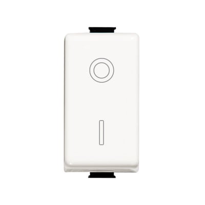 INTERRUPTOR BIPOLAR 16A 250V 1 MODULO BLANCO MATIX AM5011 BTICINO