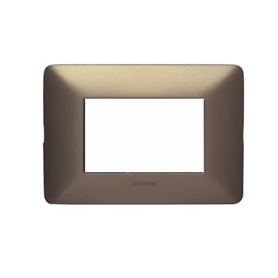 PLACA DE ALUMINIO 3 MODULOS TITANIO MATIX AM503SM3TI BTICINO