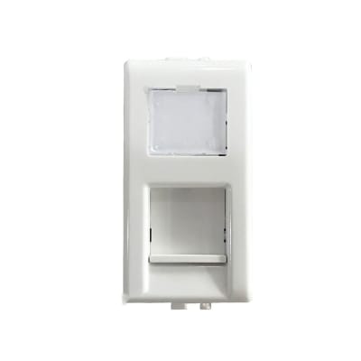 TOMA RJ45 UTP CAT.6 1 MODULO BLANCO MATIX AM5979C6 BTICINO
