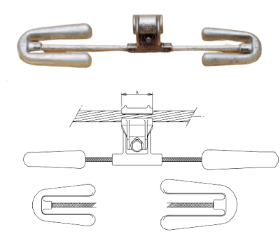 AMORTIGUADOR TIPO STOCKBRIDGE AMG-030513 RANGO CABLE:7-13MM SAPREM