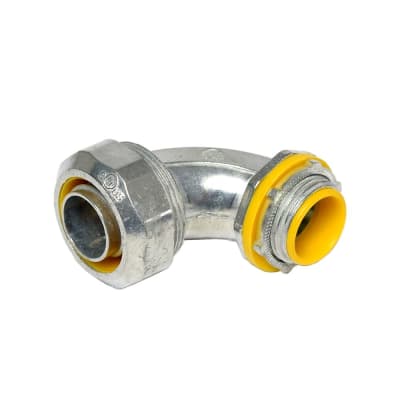 CONECTOR CURVO HERMETICO LIQUID TIGHT ZDC 3/4'' X90° UL ANK-4123 ELECTRICAL FITTINGS