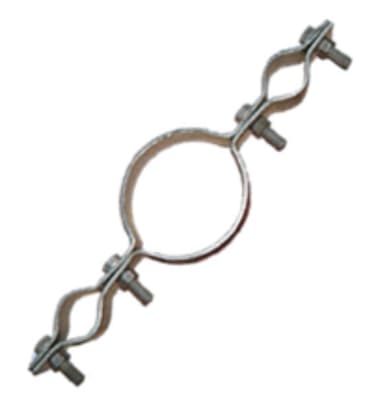 ABRAZADERA DOBLE PARA PASTORAL 230X48MM ESP(1-1/2''X3/16'') GALV CALIENTE AP6012352 ARAGCU AP