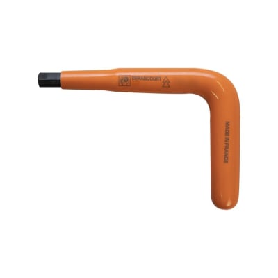 LLAVE HEXAGONAL MACHO ACODADA AISLADO 10MM D62 10 DERANCOURT