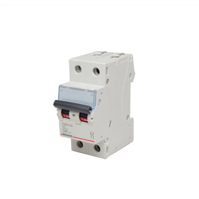 INTERRUPTOR TERMOMAGNETICO 2X40A 10KA 220V TIPO C DIN BTDIN FN820YC40 BTICINO
