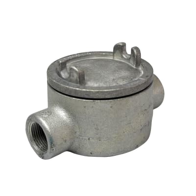 CAJA DE DERIVACION REDONDA C/TAPA ROSCA C 1/2