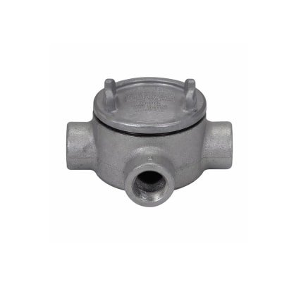 CAJA DE DERIVACION REDONDA C/TAPA ROSCA T 1 1/2