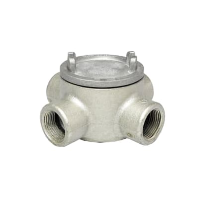 CAJA DE DERIVACION REDONDA C/TAPA ROSCA X 1