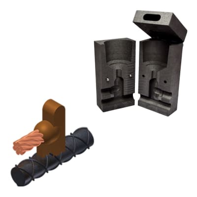 MOLDE TIPO CRE-1 CABLE-FIERRO CORRUGADO 185MM- #5 HORIZONTAL-HORIZONTAL M-13308 THERMOWELD