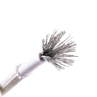 CABLE SILICONA CON FIBRA DE VIDRIO ESTAÑADO 1X6MM2 500V 180°C BLANCO SIF/GL ITALIAN CABLE COMPANY