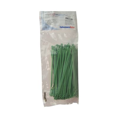 AMARRACABLE VERDE 150X3.6MM X100UND T30R-V HELLERMANNTYTON