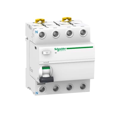 INTERRUPTOR DIFERENCIAL 4X40A 30MA 415V 4 MODULOS DIN A9R91440 SCHNEIDER ELECTRIC