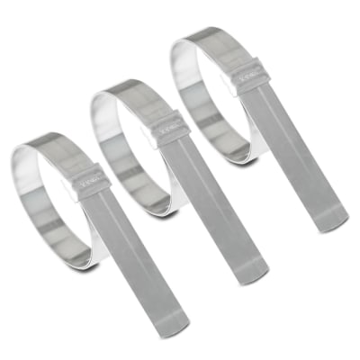 ABRAZADERAS PRE-FORMADAS JR. SMOOTH 1/2'' 201SS 0.76X44MM JS2369 BAND-IT