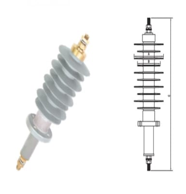 AISLADOR POLIMERICO TIPO BUSHING STBS-36kV SILICON TECHNOLOGY
