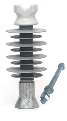 AISLADOR POLIMERICO TIPO PIN 28KV SERIE FP2-28/10 INCLUYE ESPIGA PARA CRUCETA TANHO